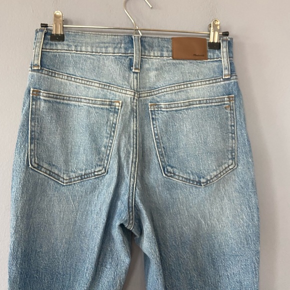 Madewell the Perfect Vintage Crop Distressed Jeans in Rosabelle Wash Size 26 - Picture 5 of 8